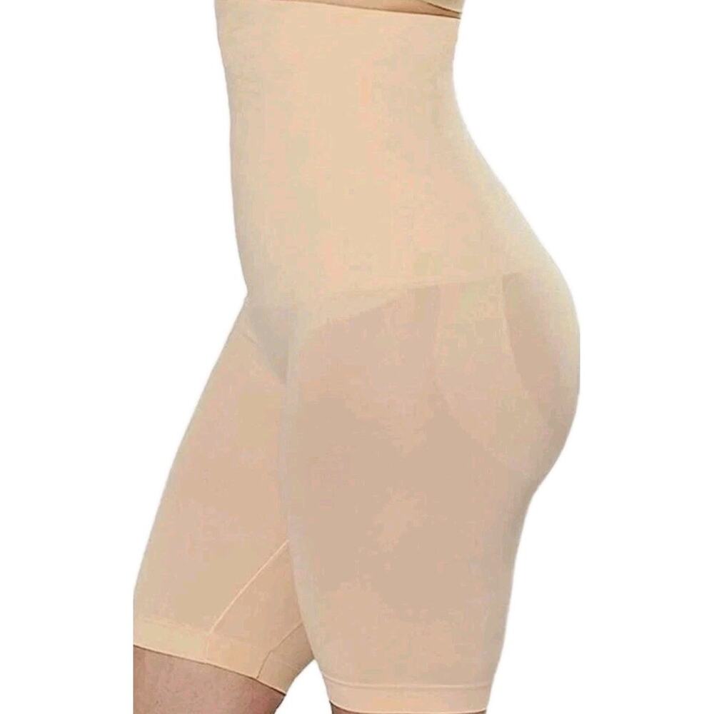 Shapermint Essentials Plus size Chai High-Waisted Shaper Shorts MED-LARGE